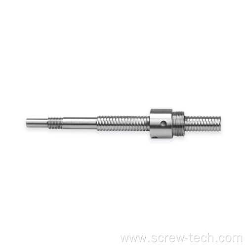 10mm diameter 1mm pitch round nut ball screw